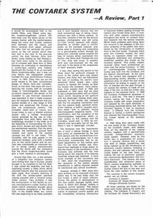 Zeiss Ikon Contarex Spezial manual. Camera Instructions.